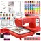 POOLIN EOC07 7.9in x 15in Embroidery Machine with 86 Embroidery Spools - Red